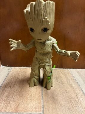 Marvel Groot Figure Toy - Tan with Green Accents